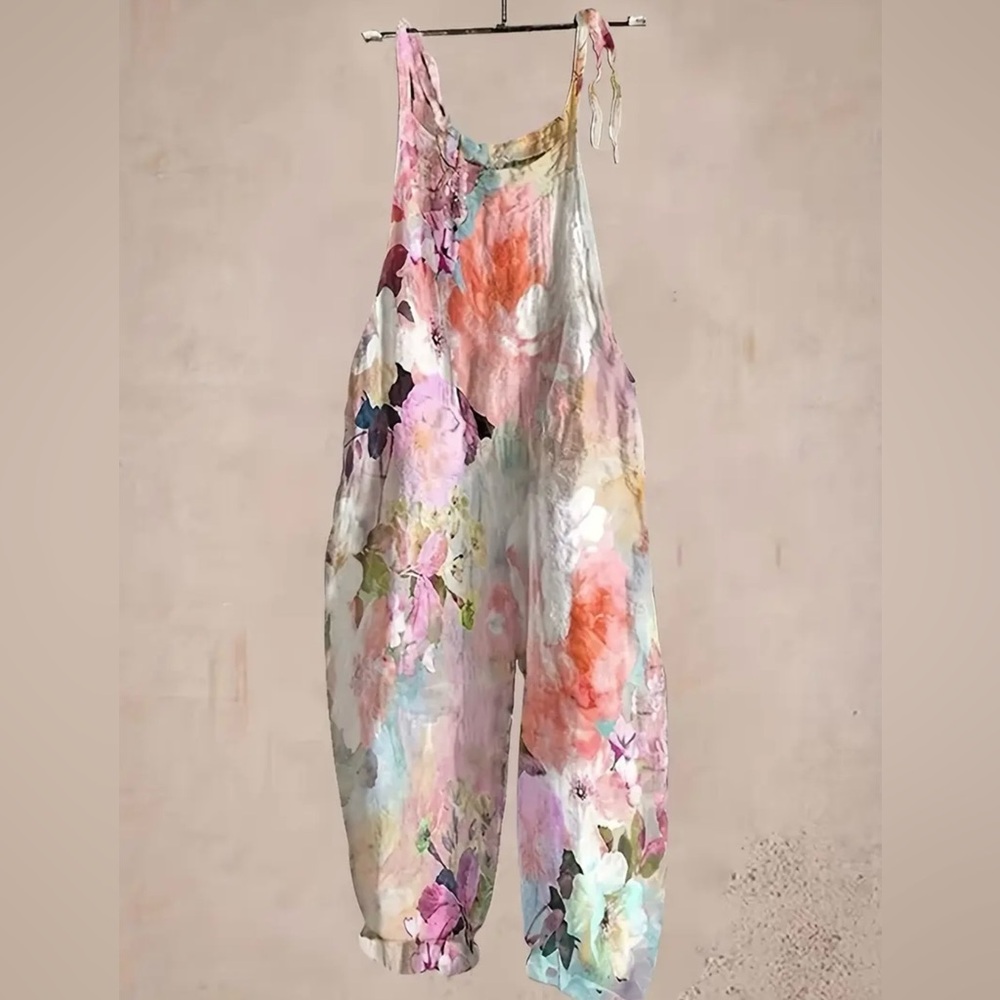 NWT - Floral Multicolor Jumpsuit